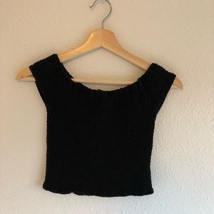 Brandy Melville Black Crop Top